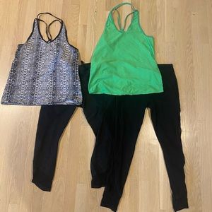 Bundle of Athleta - 2 leggings and 2 shirts